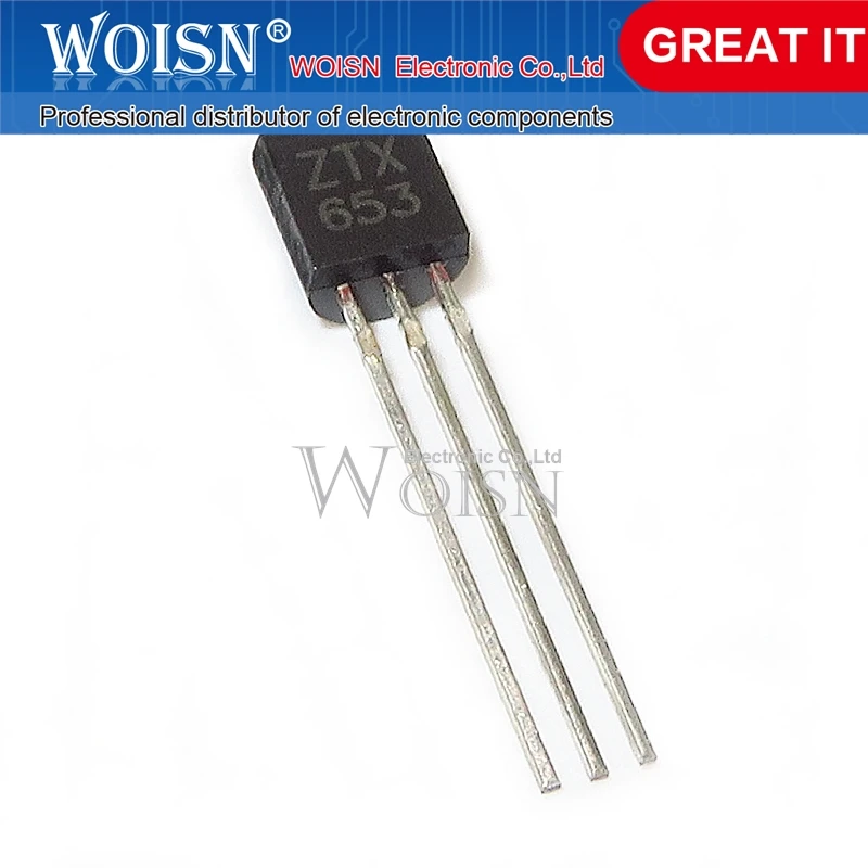 10pcs/lot ZTX653 653 TO-92 In Stock