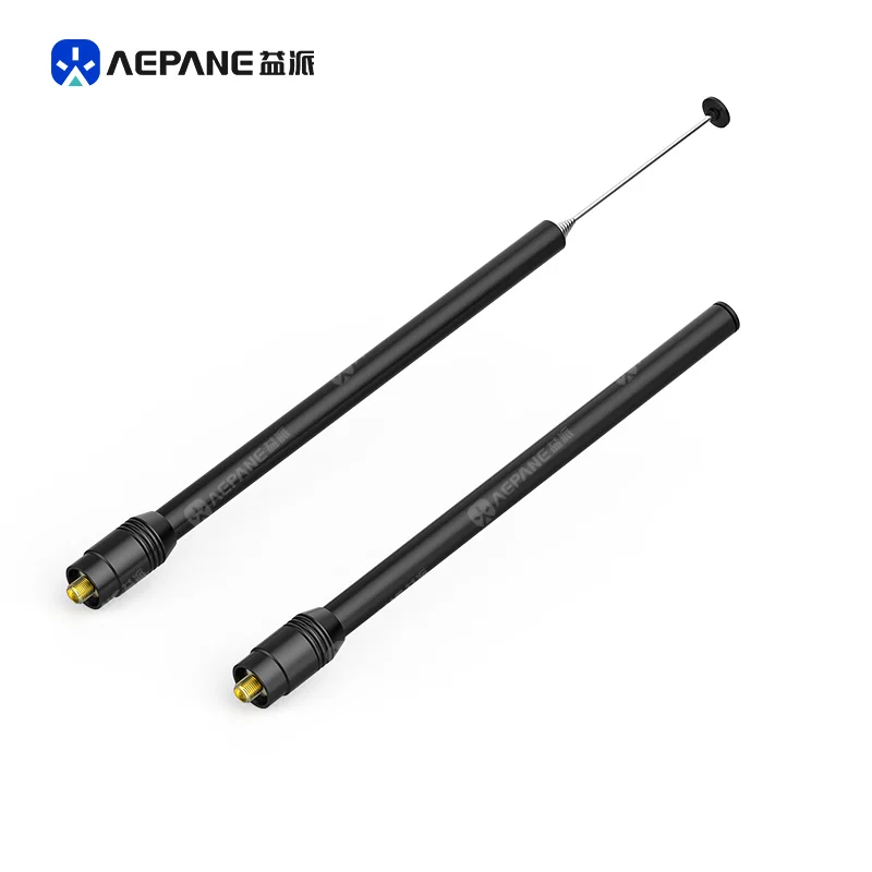 AP-RH795  70-1000MHz Wide-Band 144/430Mhz dual band Handheld Telescopic Scanner Antenna, 7.3