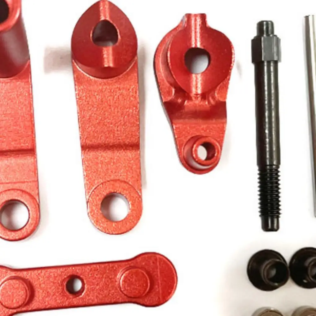 Aluminium Hoge Precisie Stuurservo Saver Compleet Voor 1/10 LOSI Baja Rey 4WD RC Auto Deel RC Auto Accessoires Zilver