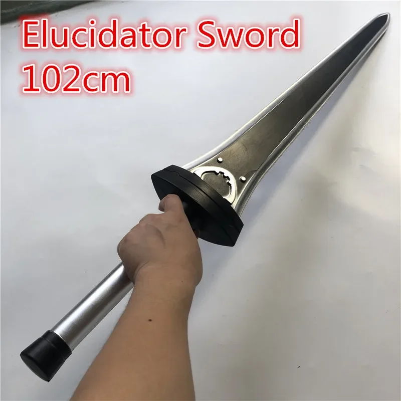 

Sword Art Online SAO Sword 1:1 Asuna Weapon Kirigaya Kazuto Elucidator Wide Epee 102cm Cosplay Sword Model PU Gift Toy