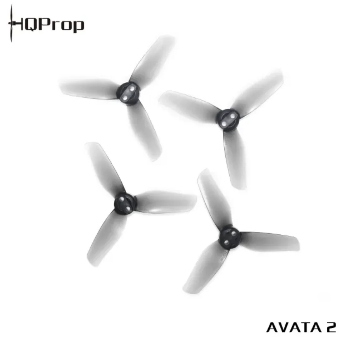 4 Paar HQProp 3X3X3 Propeller 3-Zoll 3-Blatt Prop Polycarbonat 3*3,2*3 Propeller für DJI Avata 2 FPV Racing Drone Teile-Grau