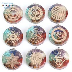 1pc 35x10mm Retro Orgonite Stone Cylindrical Charms DIY for Jewelry Finding Making Pendants Necklaces Bracelets Handmade