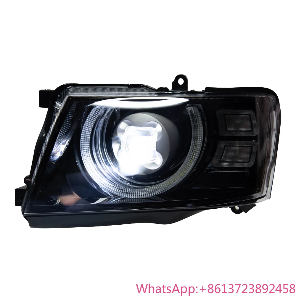 

For Car Front Lamps for Nissan Patrol Y61 2005-2013 Auto Headlights Assembly Upgrade High Configuration LED Bifocal Lens Accesso