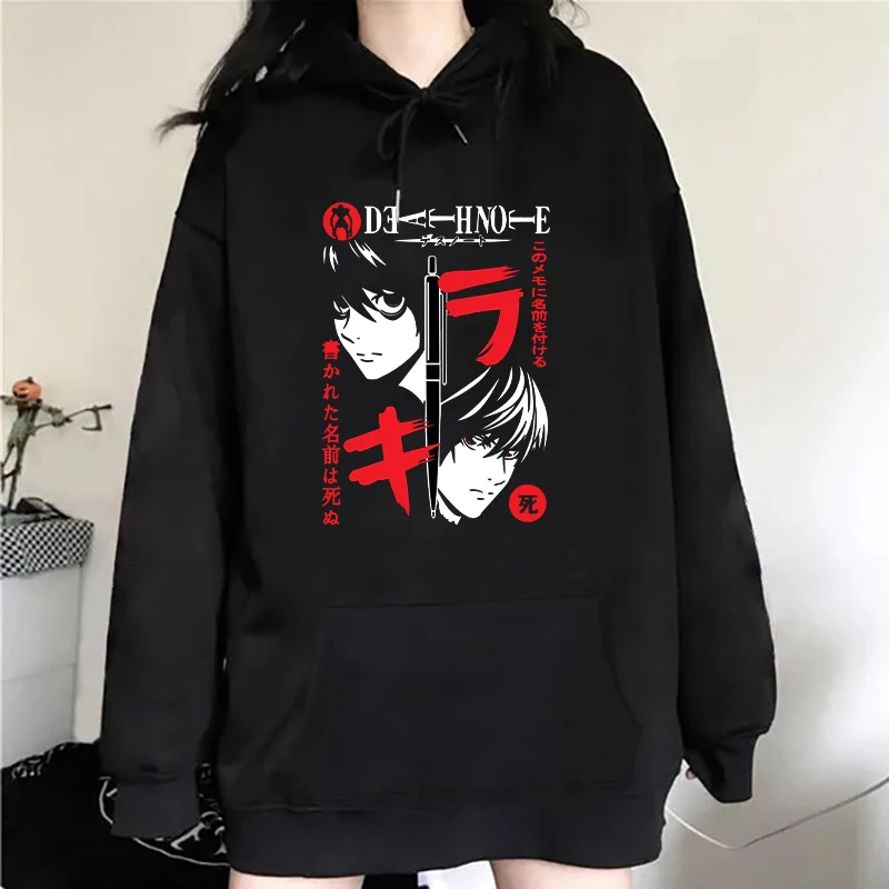 Hot Anime Hoodies Women Men Fashion Personality Pullover Hooded Casual Long Sleeve Sweatshirts Tops