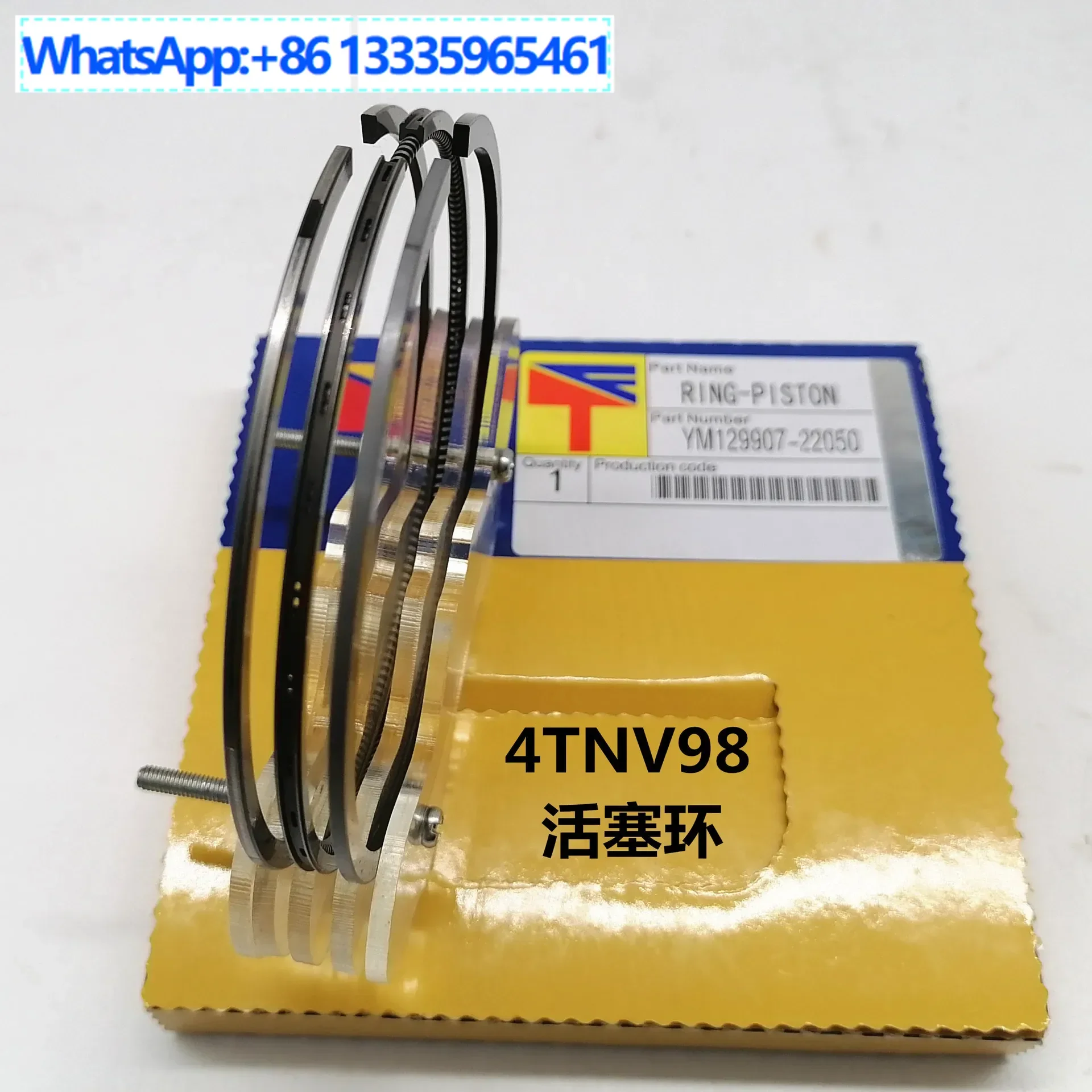 

Engine parts, Yanmar 4TNV98 piston ring YM129907-22050