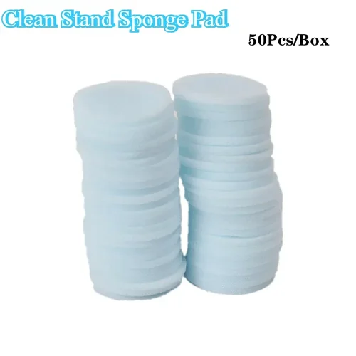 Imagen 1 del producto 50 unids/caja limpieza Dental almohadilla de esponja Oral desechable suave Dental Endo archivos limpieza raíz Canal mesa herramienta de dentista Accesorios