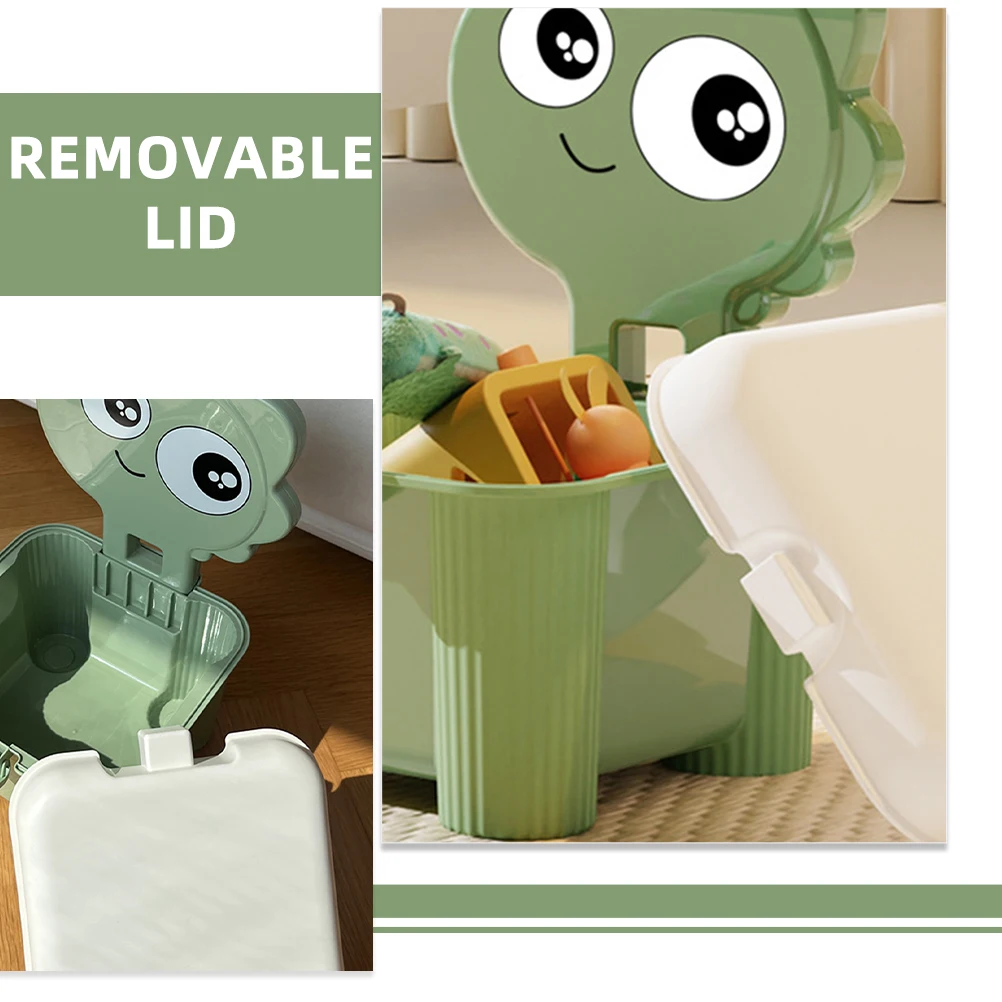 

Multifunctional Snack Storage Box Green Large Capacity Plastic Container Building Blocks Organizer Chair Style Storage Bin For
