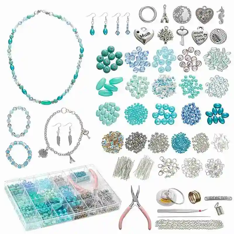 

Irregular Natural Stone Jewelry Kits Amethysts Garnet Beaded Jewelry Making DIY Bracelet Necklace Freeform Chip Gravel Beads Set