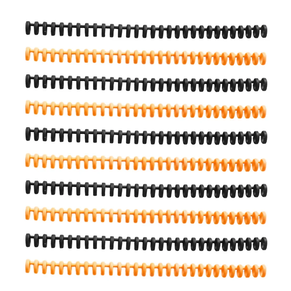 

10Pcs Plastic Binding Coils Spiral Binder Rings 30-Hole DIY Page Binding Supplies for Notebooks Scrapbooks Home School