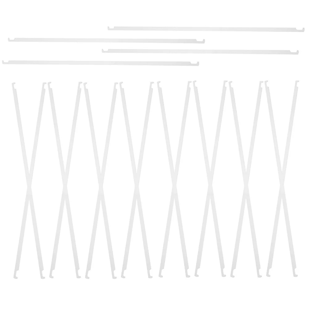 20pcs Hanging File Bars Metal Folder Rails For Office Home Wall Mount Document Organizer File Holder Storage Solution