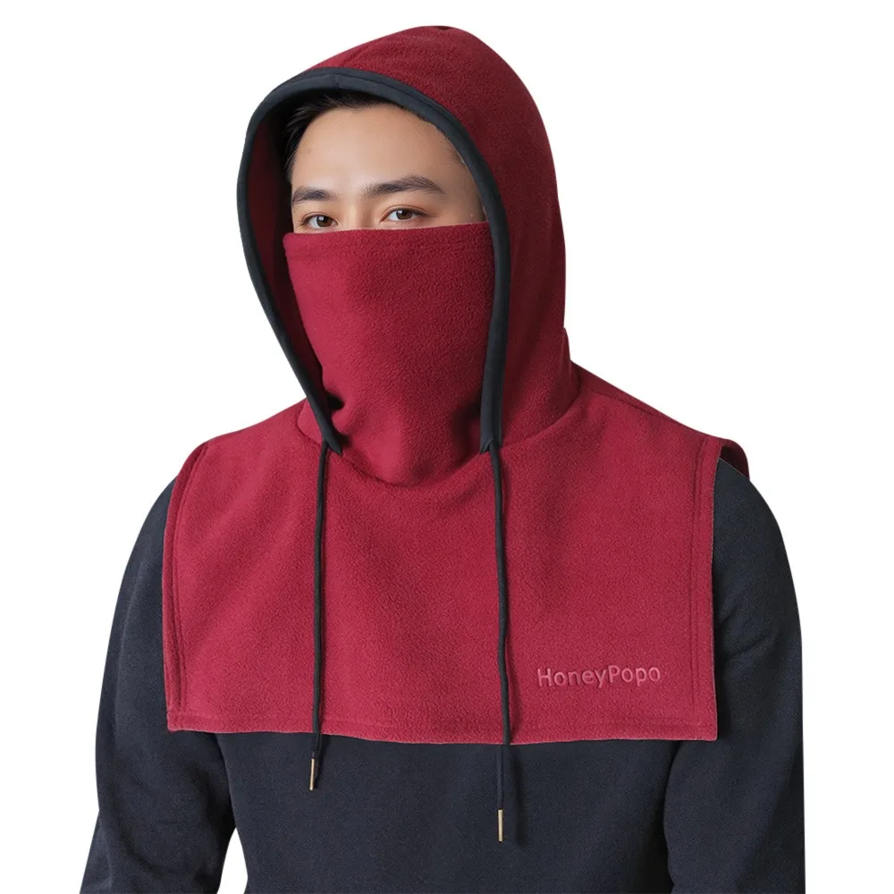 หมวกไหมพรมแฟชั่นสำหรับฤดูหนาว แบบมีผ้าพันคอในตัว ป้องกันหู อุ่นสบาย นุ่ม กันลม หมวกบาลาคลาวาสำหรับกิจกรรมกลางแจ้ง