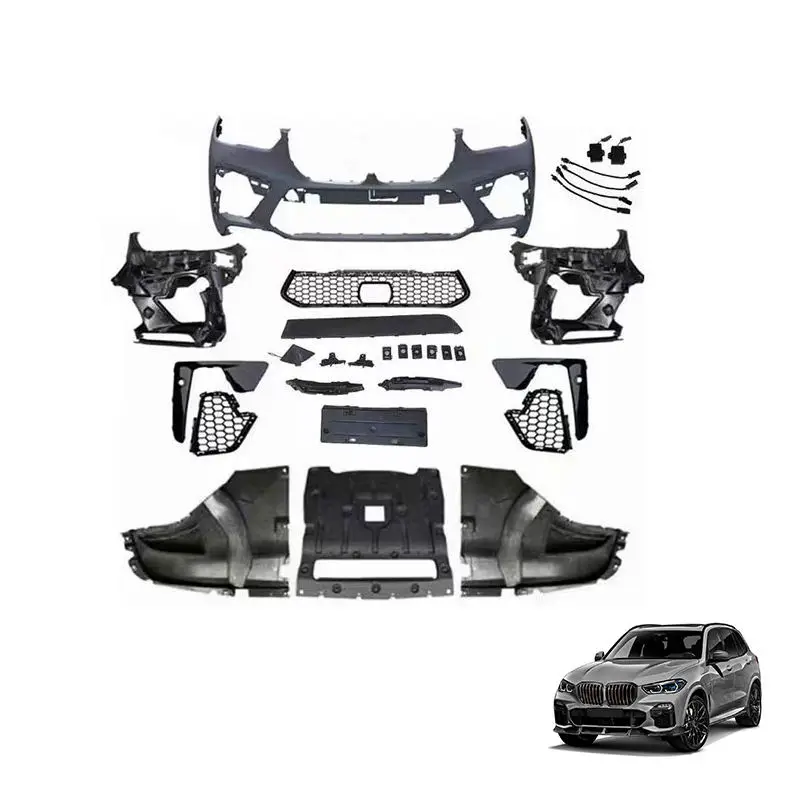 

13-23 for BMW Wide Body Kit Wheel Fenders Car Rear Bumper Exhaust for Bmw X5 G05 Accessories to X5M Style Kit