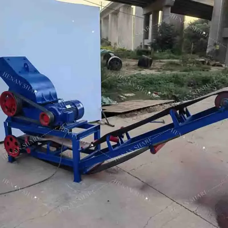 Small Size Stone Soil Hammer Crusher Hammer Mill Crusher Machine for Gold Mining Mobile Stone Crusher with Diesel Engine 8HP