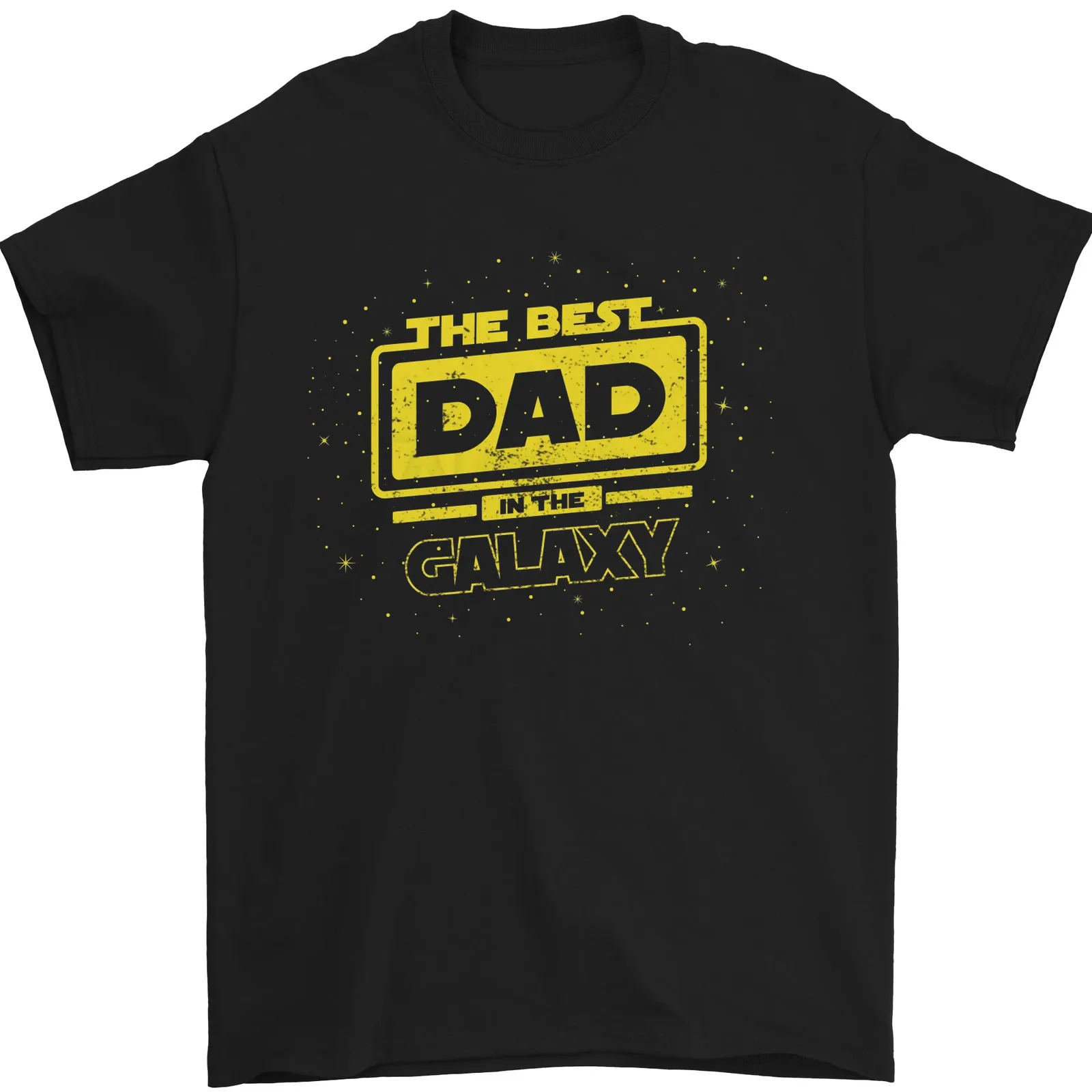 Fathers Day The Best Dad in the Galaxy Mens T-Shirt 100% Cotton