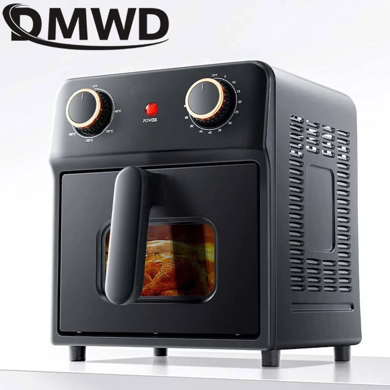 Electric Oil Free Fryer 6L Air frying Oven Multifunction 360°Baking Without Oil French Fries Pizza Machine Fried Chicken Oven