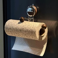 Suction Cup Kitchen Paper Towel Holder Stainless Steel Toilet Paper Holder Tissue Hanger Roll Holder for Bathroom Accessories