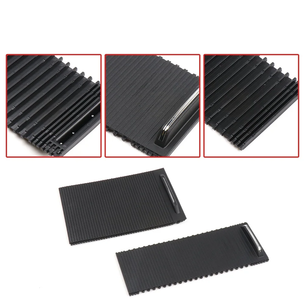 مصاريع منزلقة لمقاعد السيارة الأمامية ، غطاء بكرة أعمى ، حامل أكواب أسود ، فولكسفاغن ساجيتار ، 16D862531A ، 17G862531A