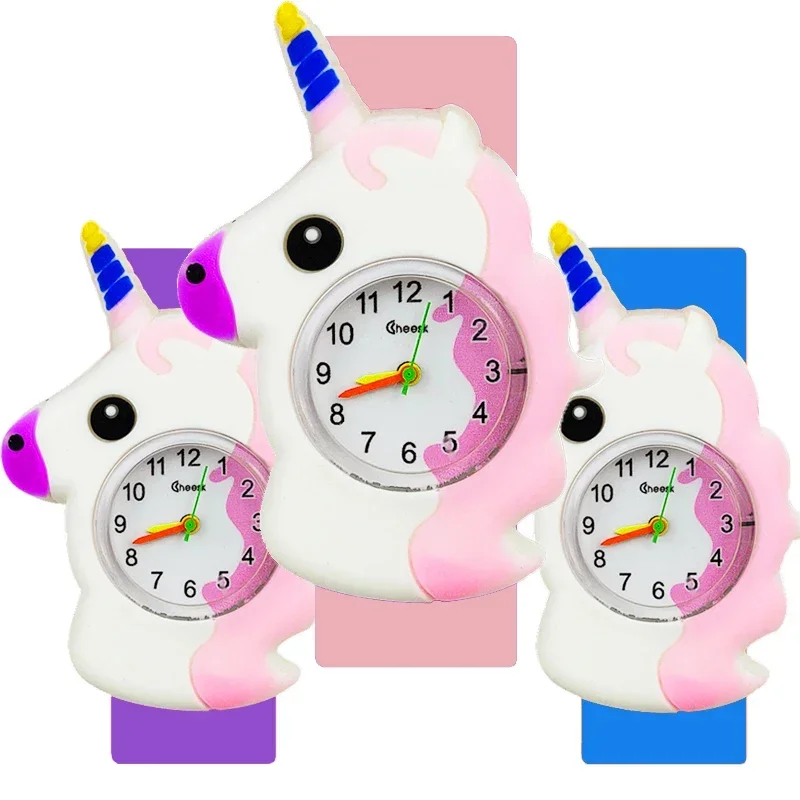 Children Unicorn Watches Kids Slap Watch for Boys Girls Baby Toy