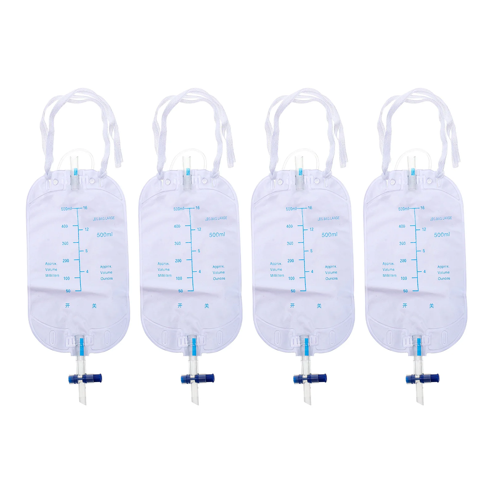 4 Pcs Leggings Urine Collection Bag Bags Men Nursing Portable Storage Care Drainage Disposable Urinary Pouch Pvc Cage lock