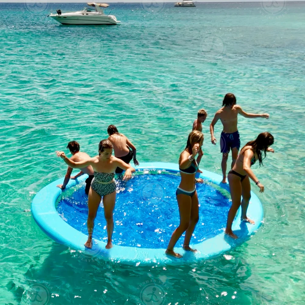 

PVC Inflatable Water Pool Float Tray Water Bed Pad For Swimming Pool Customized Water Floating Lounger