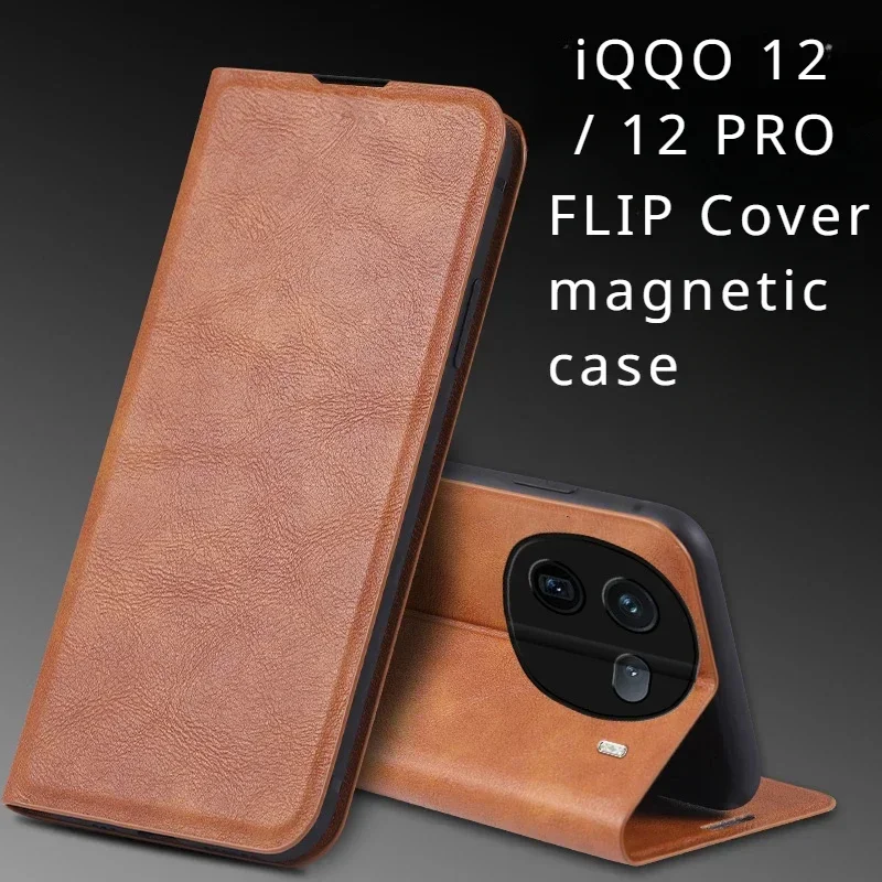 For vivo iQOO 13 12 Pro iQOO12 Luxury Leather Case Retro Skin BOOK Flip Magnet Full Cover For vivo iQOO12 Pro 12 PRO Phone Bags