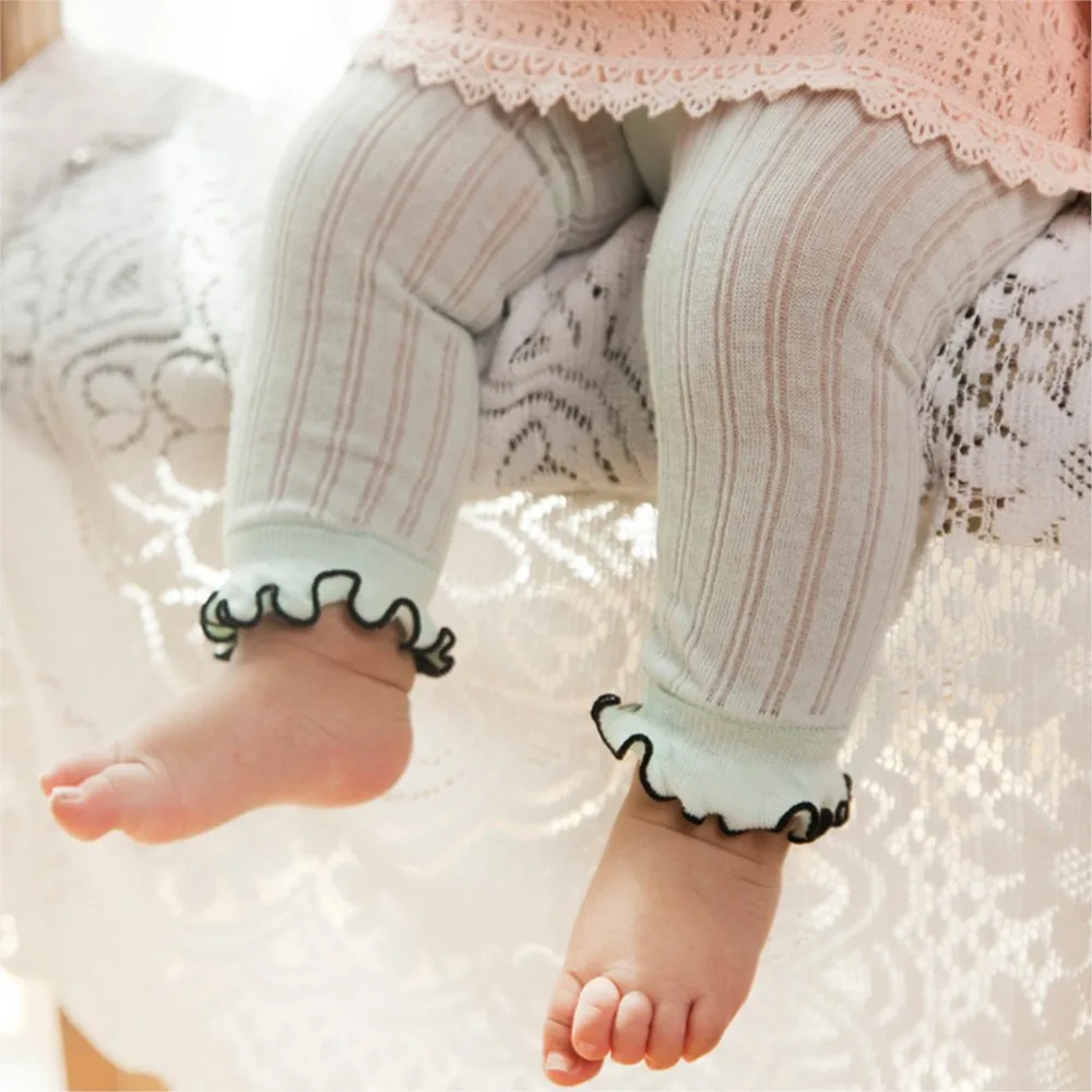 New children's nine minutes of pants infant baby leggings mesh gears pantyhose summer ultra-thin nine minutes stocking