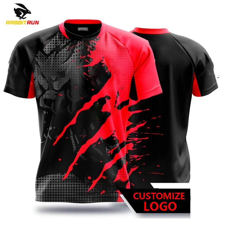 Camisetas de secado rápido para hombre, uniformes, ropa de competición de juego, Camisetas estampadas, deportivas transpirables, nuevas