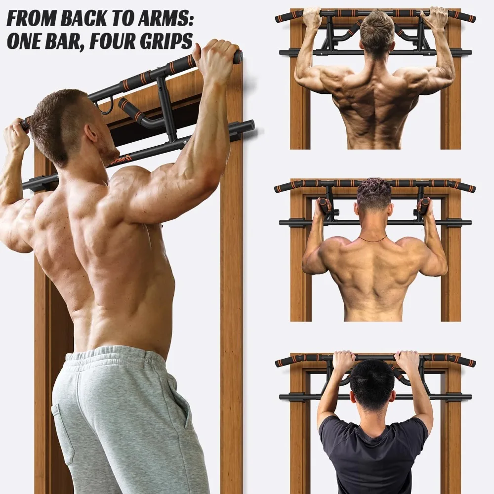 2025 ترقية مقبض قابل للطي المدخل سحب ما يصل بار، 440 رطل قدرة متعددة قبضة المنزل الصالة الرياضية قوة المدرب للياقة البدنية في الأماكن المغلقة #2