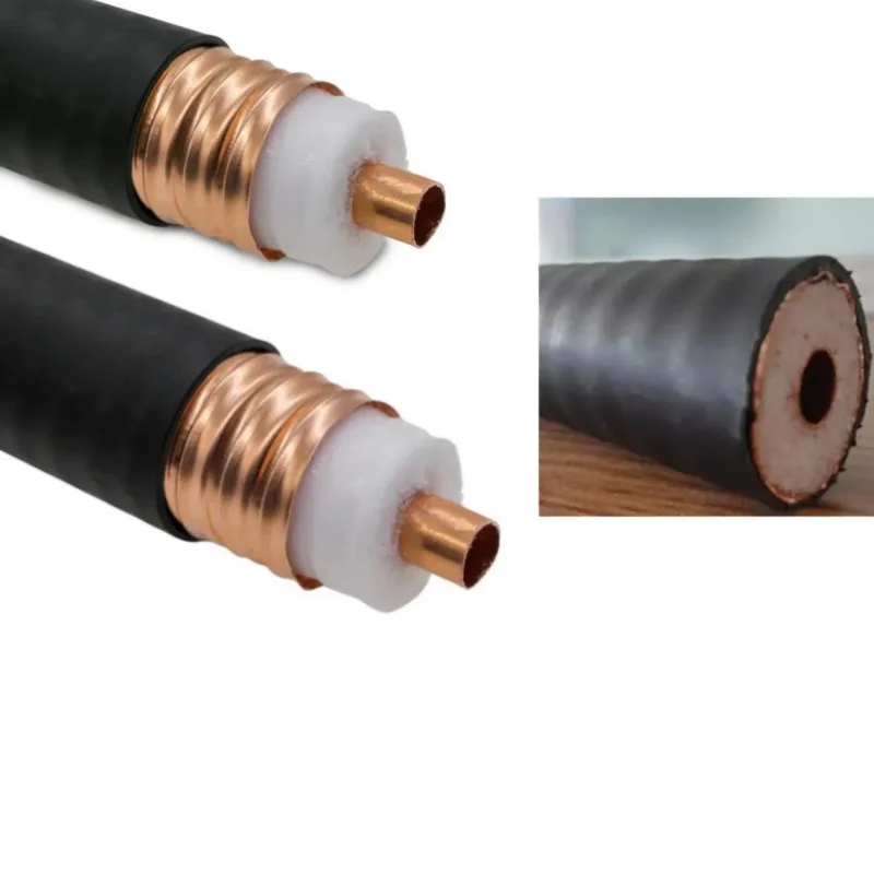 

【From China】50 Ohms 7/8 Inch Feeder Cable Low Loss Corrugated Copper Tube Heliax LDF5-50A 7/8'' Telecommunication