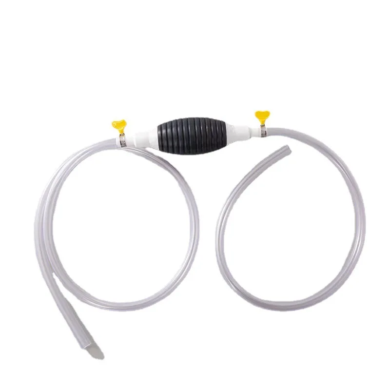 1M Hose Hand Fuel Pump Car Fuel Tank Sucker Oil Transfer Fuel Pump Petrol Diesel Liquid Manual Pump Fuel Saver for Gas Gasoline