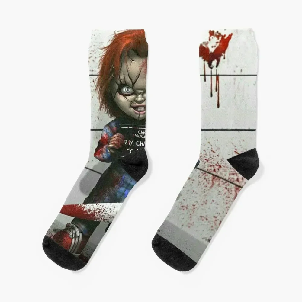

Chucky Socks sheer Hiking boots warm winter with print Socks Women's Men's