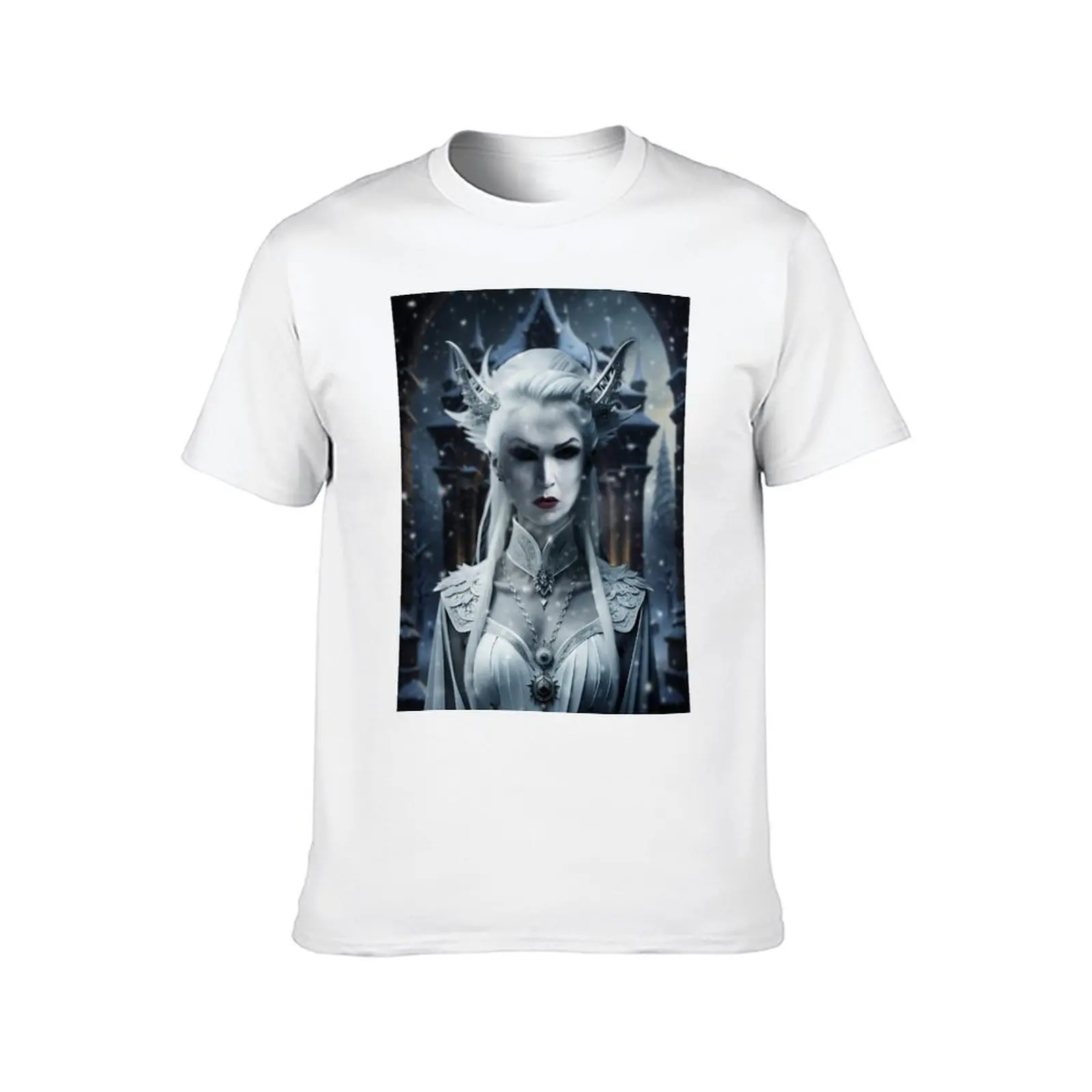 الأبيض عيد الميلاد تارجا تي شيرت رجل تي شيرت القطن أنيمي تي شيرت كبير الحجم رجل تي شيرت عالية الجودة الفاخرة العلامة التجارية تي شيرت #2