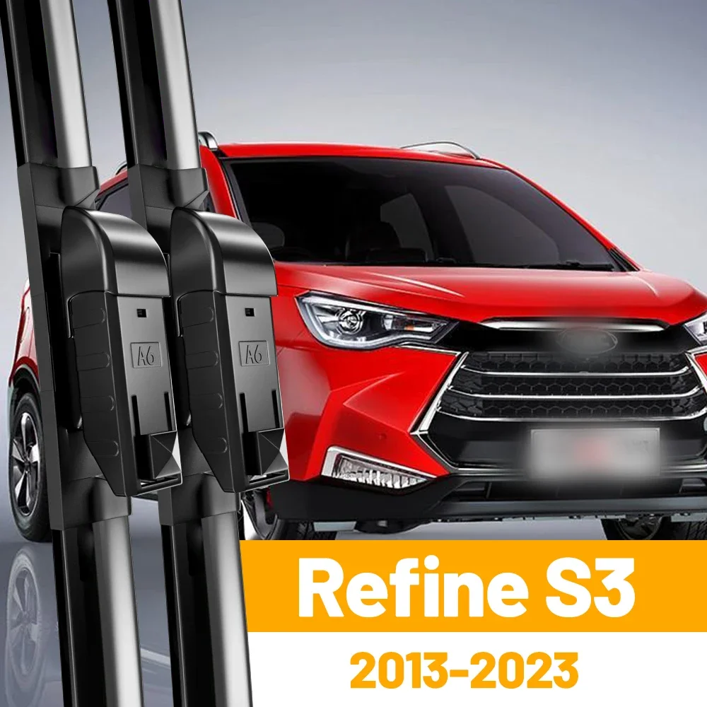 

Wiper Front Wiper Blades For JAC Refine S3 2013 - 2023 Windshield Windscreen Window Brushes 24"+15" Accessories