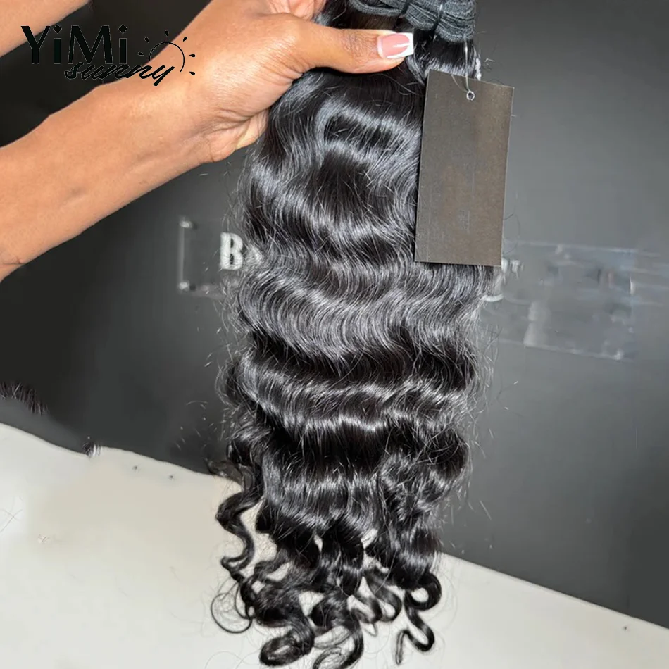 Burmese gelombang bundel rambut manusia tidak diproses Virgin Curl Extension Weft 4 buah penawaran bundel untuk membuat kepala penuh untuk wanita Yimisunny