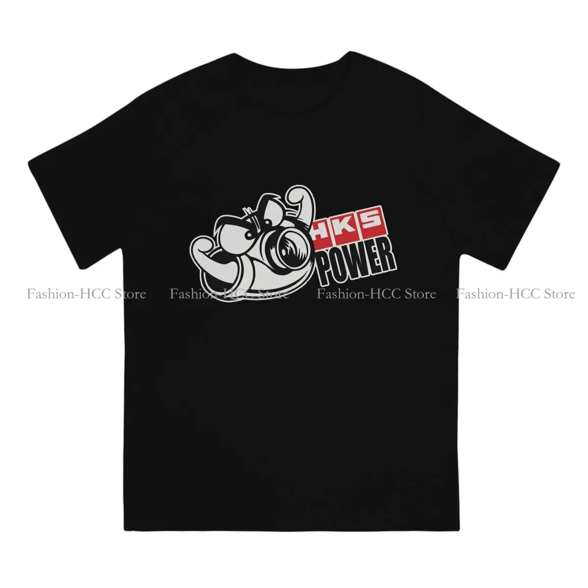 HKS Power Turbo O Neck TShirt HKS Classic Polyester T Shirt Men Clothes