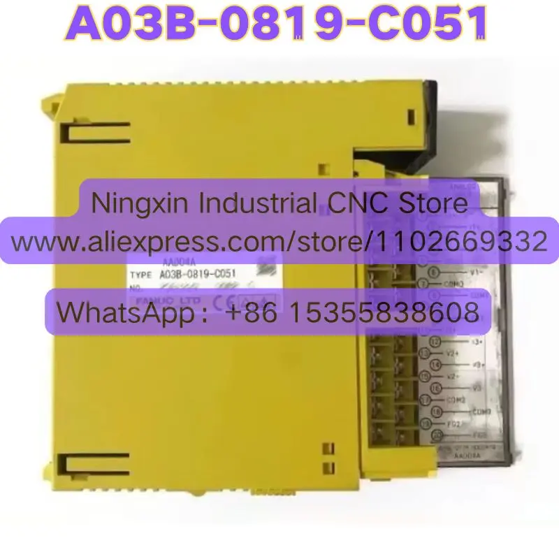 A03B-0819-C051 Used IO Module Function Intact A03B 0819 C051 Shipped Quickly