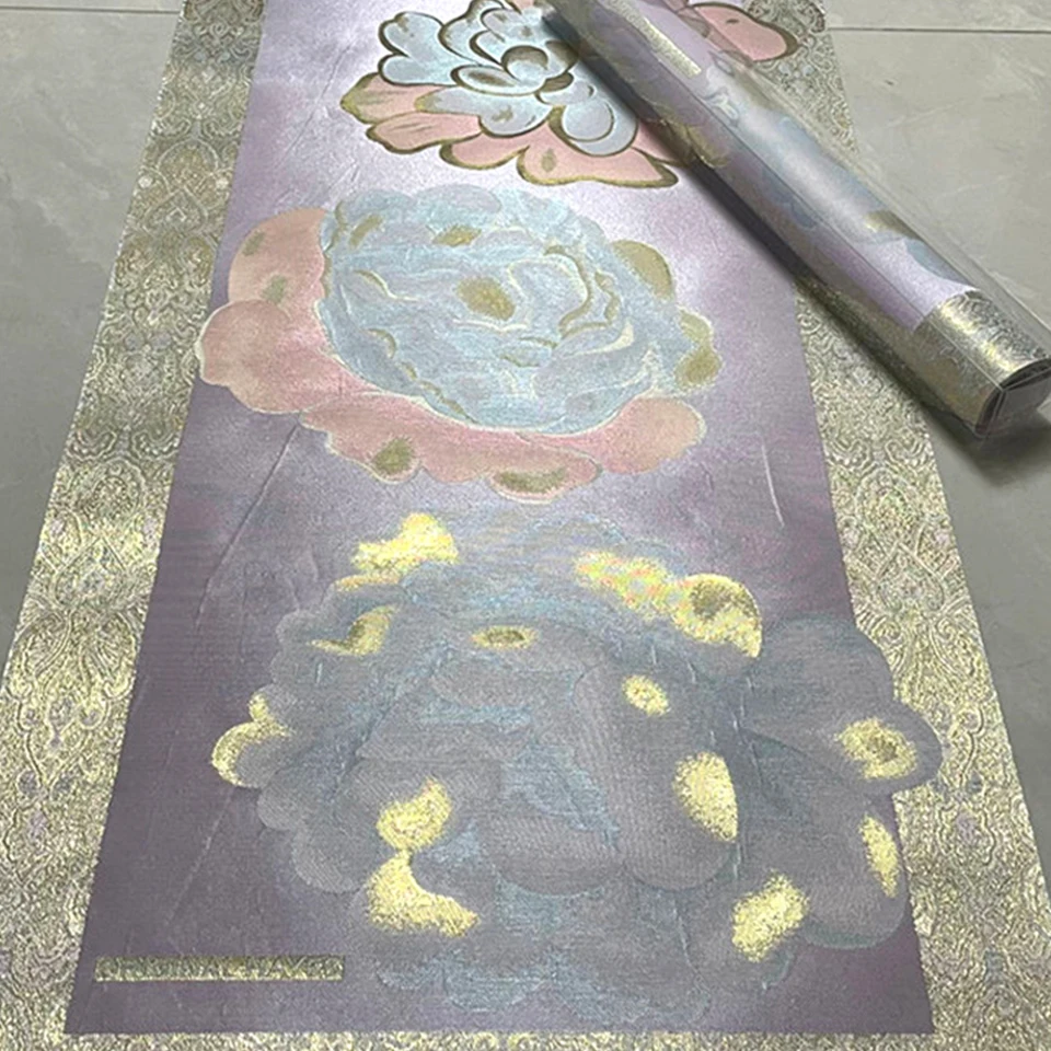 

2025 New African Headwrap Set - 2Pc Gele and Ipele with 3D Flowers, Hayes Style Bridal Wedding Headdress Fabric 48x218cmTX-5-17