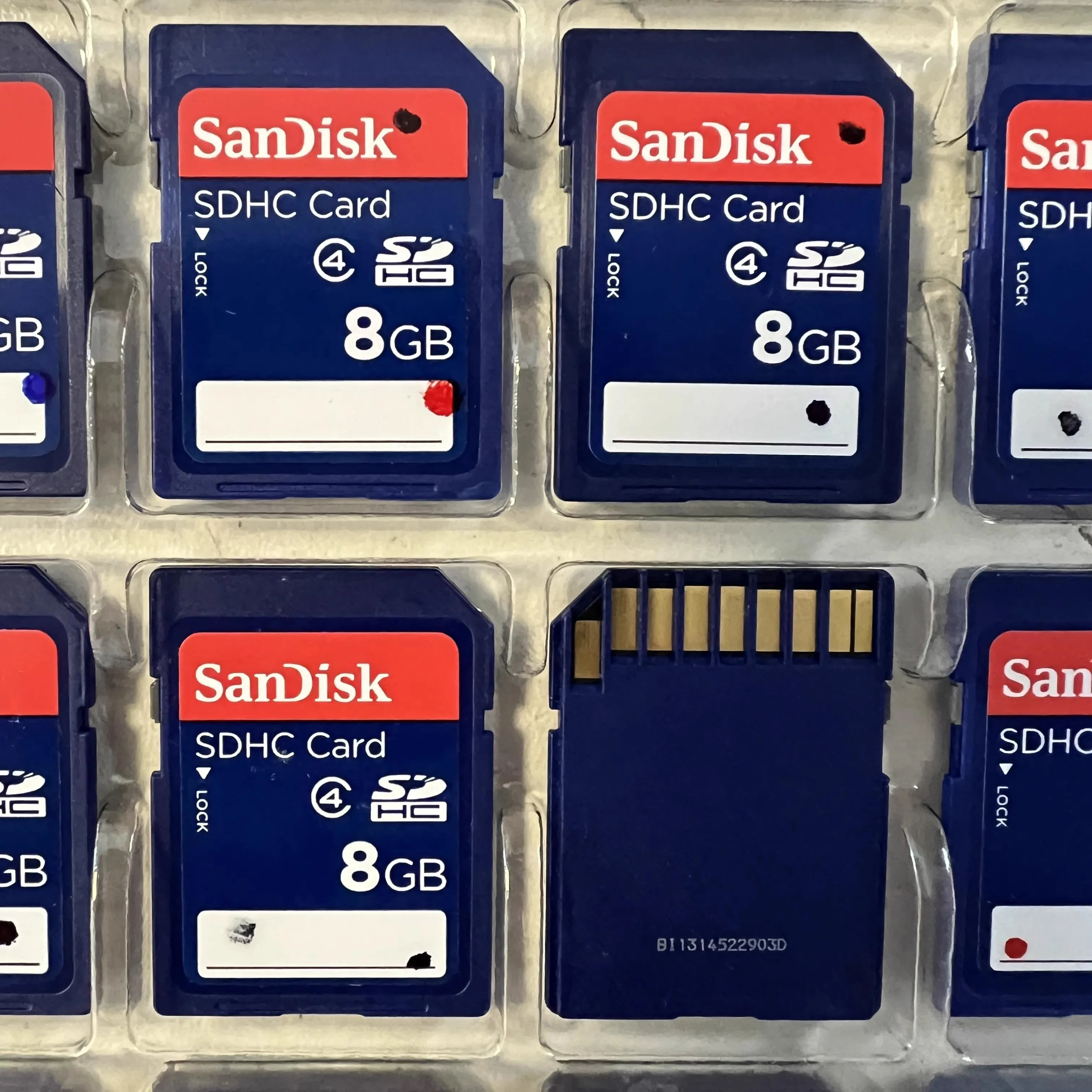 Original SanDisk SD Card 8GB Camera Memory Card Canon Panasonic CCD Digital Music Navigation 3D Printer CNC SDHC Memory Card