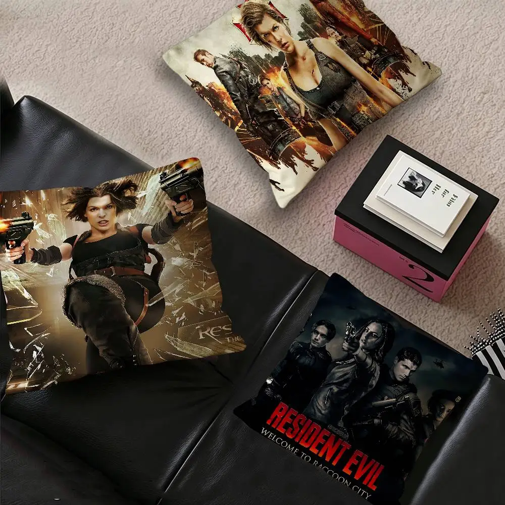 Horror Game R-Resident E-Evil pillow cover sofa cushion cover home room decoration children gift