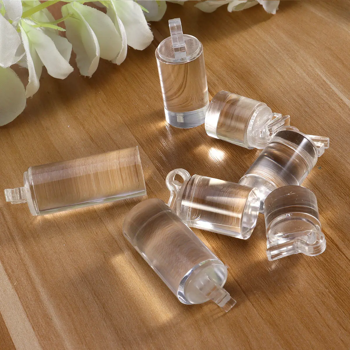 

Набор из 7 прозрачных акриловых подставок для колец, прочные держатели для демонстрации ювелирных изделий, подставки для фотосъемки