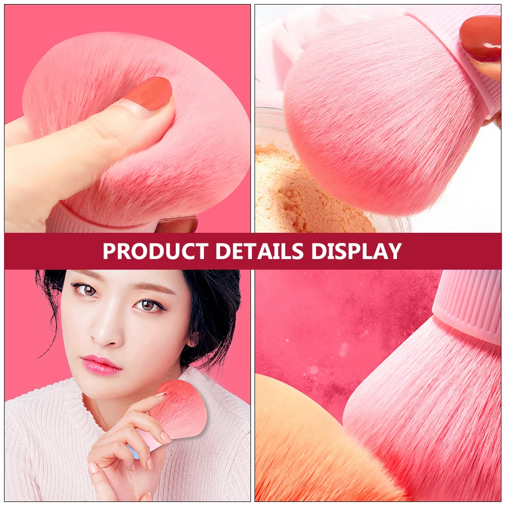 

Large Loose Brush Artificial Makeup Brushes Fiber Travel Mushroom Shape Makeup Brushes Portable Reusable High Quality