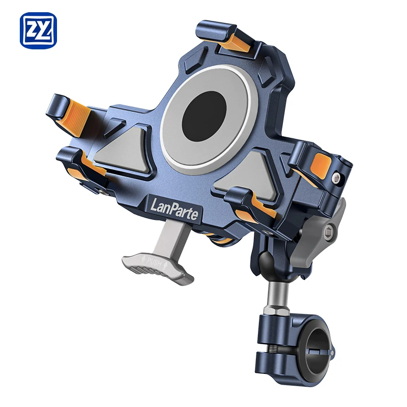 

Ударопрочный держатель для телефона на мотоцикл с виброподавителем, из алюминиевого сплава, для велосипеда и мотоцикла