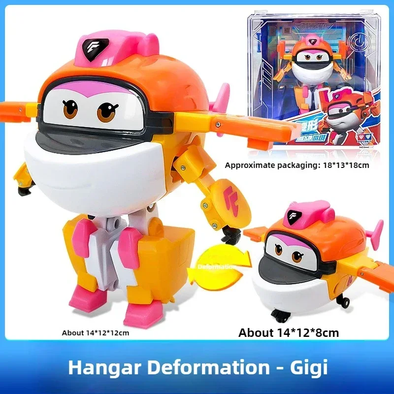 Super Wings Hangar-speelset met 2-in-1-transformatie, ideaal voor rollenspel op acties, perfect cadeau voor jongens en meisjes, nieuwe collectie