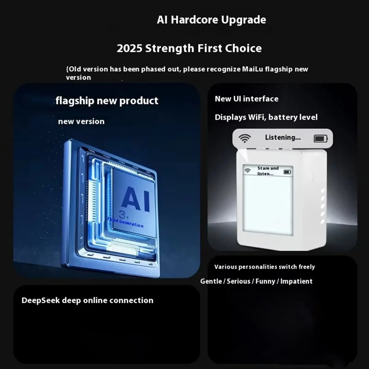 Para Xiaozhi Ai Robot de voz diálogo inteligente conversación cifrado personalidad papel Ai compañero regalo para niños