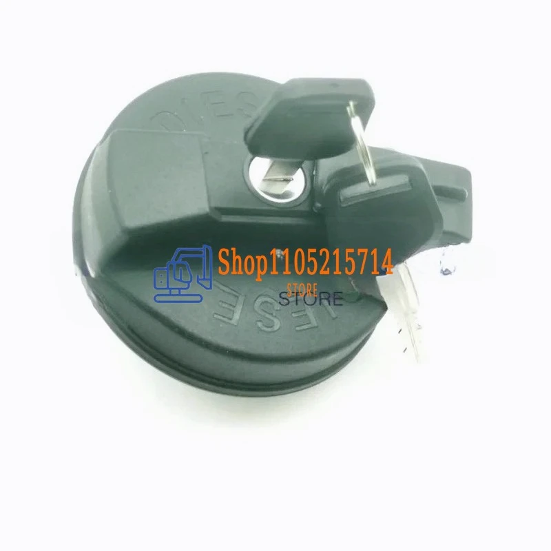 

BACKHOE DIESEL FUEL CAP WITH 2 KEYS PART NO. 332/F4780 OR 331/11403