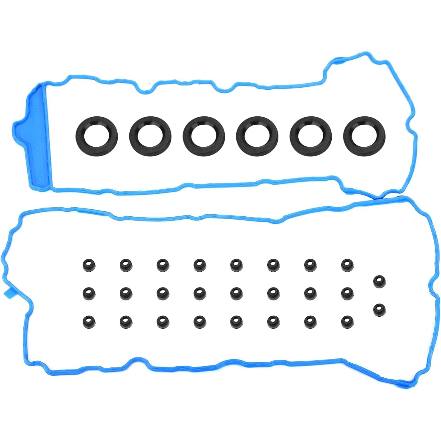 

Engine Valve Cover Gasket Set Compatible with Buick Cadillac Chevy GMC Vehicle 2008-2017 Lacrosse Enclave, CTS XTS STS ATS, Impa