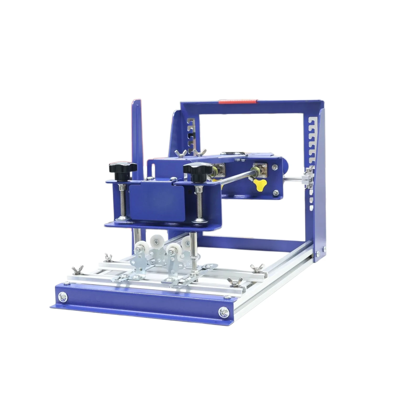 DL-qm-001 Semi-Automatic Servo Oval Screen Printing Machine Plate Cup Fixture Color Paper Cutting Machine Presented Screen