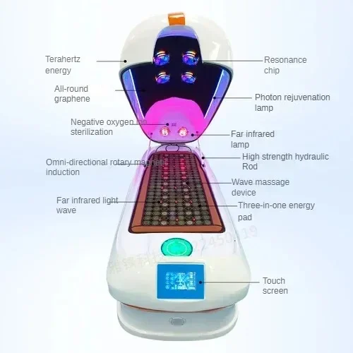 

lhy 26 ss 26 Biological Resonance Energy Cabin Graphene Massage Far Infrared Space Capsule Moxibustion Sweat Steaming Cabin Deto