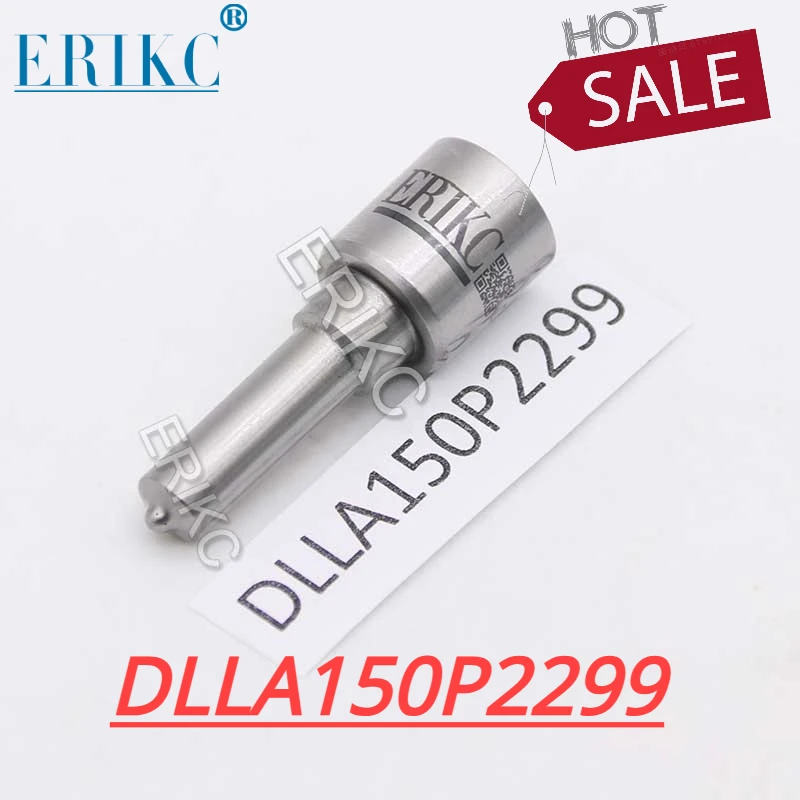 ERIKC DLLA150P2299 Black Coated Needle Nozzle DLLA 150 P 2299 Common Rail Sprayer for YUCHAI WD10-EU4 0445120318 0445B29006