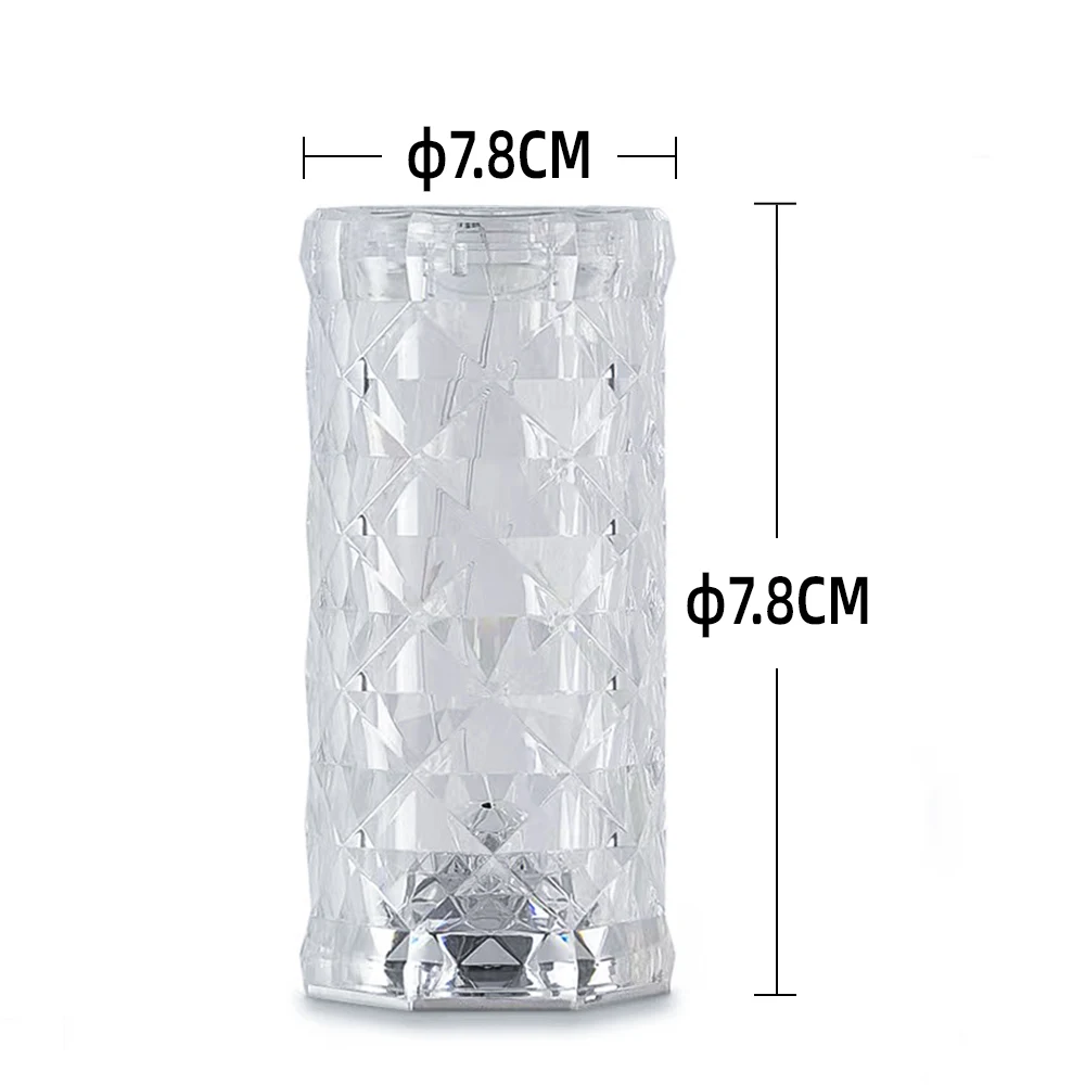 5W 5V 3000k/4000k/6500k/RGB LED Crystal Rose Night Light Bar Light Atmosphere Light Tent Light